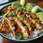 Spicy Maple Chicken with Coconut Rice