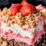 Strawberry Crunch Brownies