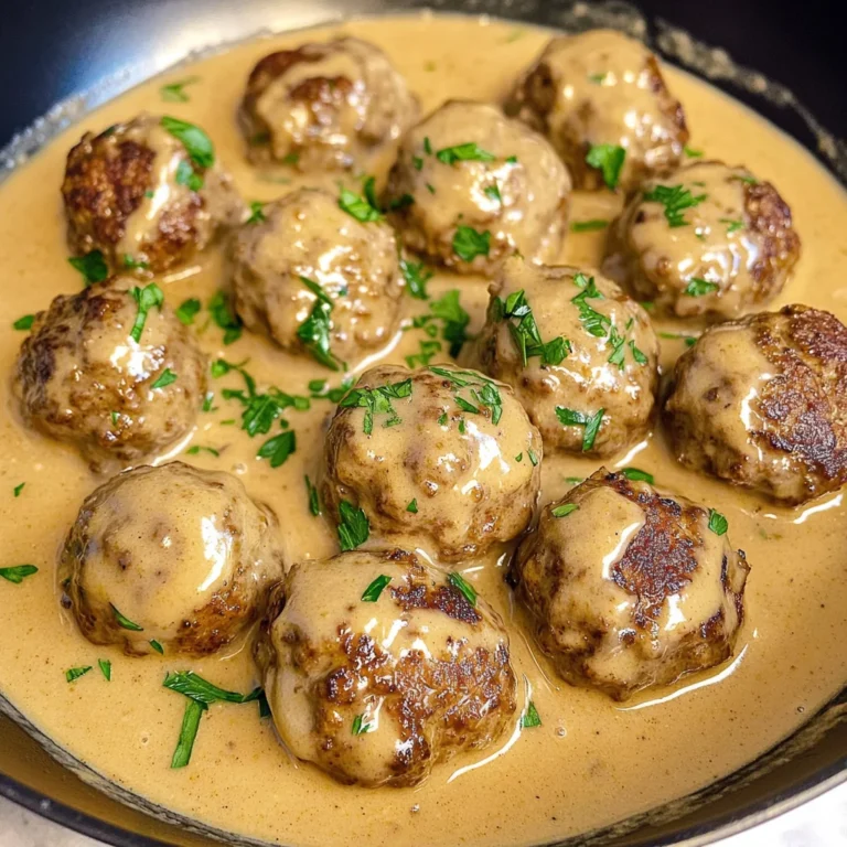 Swedish Meatballs with Gravy