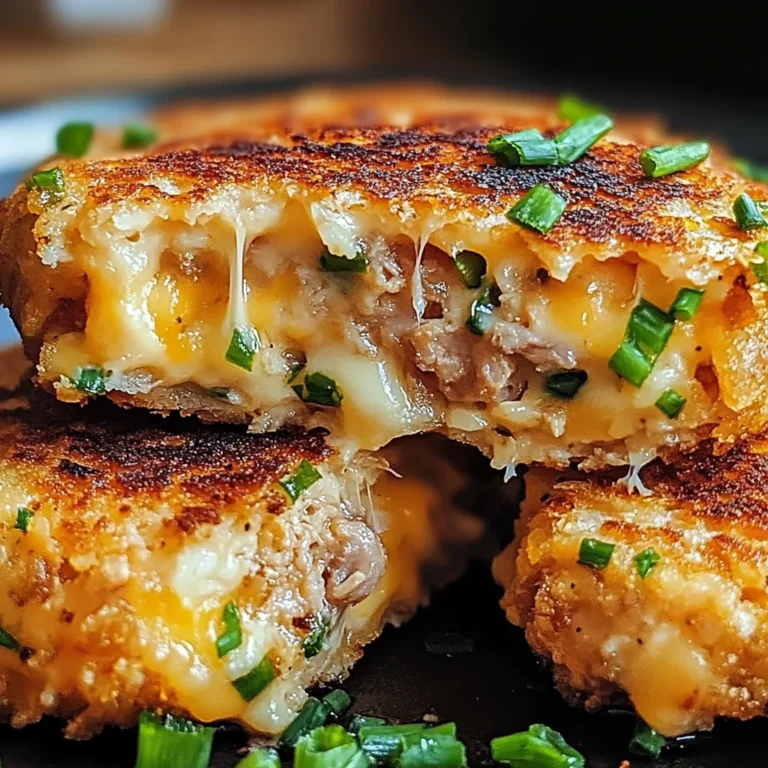 Tuna Melt Patties Recipe