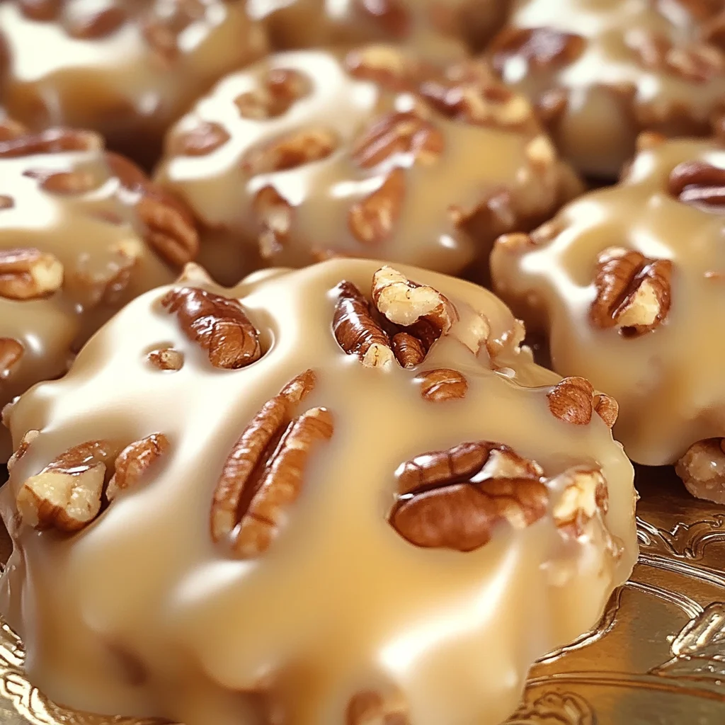 Vanilla Pecan Pralines