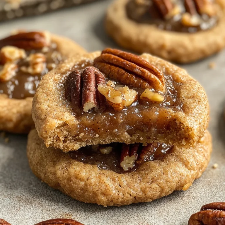 Vegan Pecan Pie Cookies
