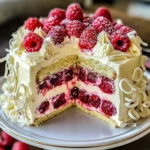 White Chocolate Raspberry Dream Cake : A Heavenly Dessert
