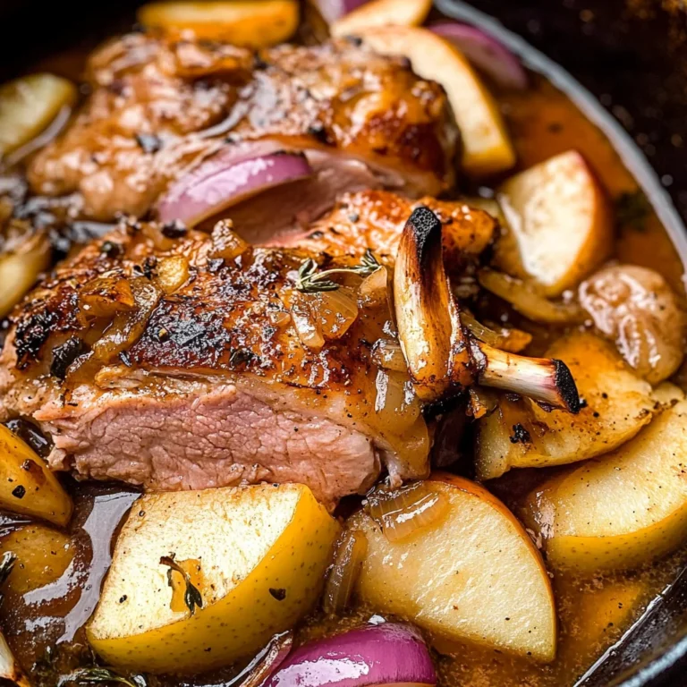 Apple Cider Braised Pork Shoulder
