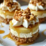 Apple Crisp Mini Cheesecakes