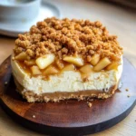 Apple Crumble Cheesecake