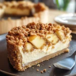 Apple Crumble Cheesecake