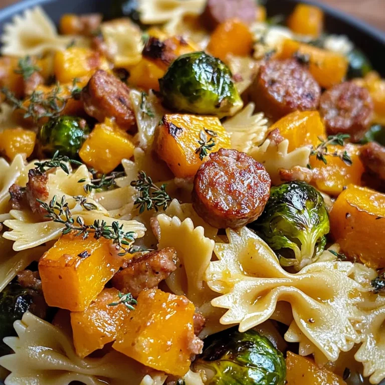 Autumn Sausage Pasta Squash: Amazing 25-Min Fall Favorite
