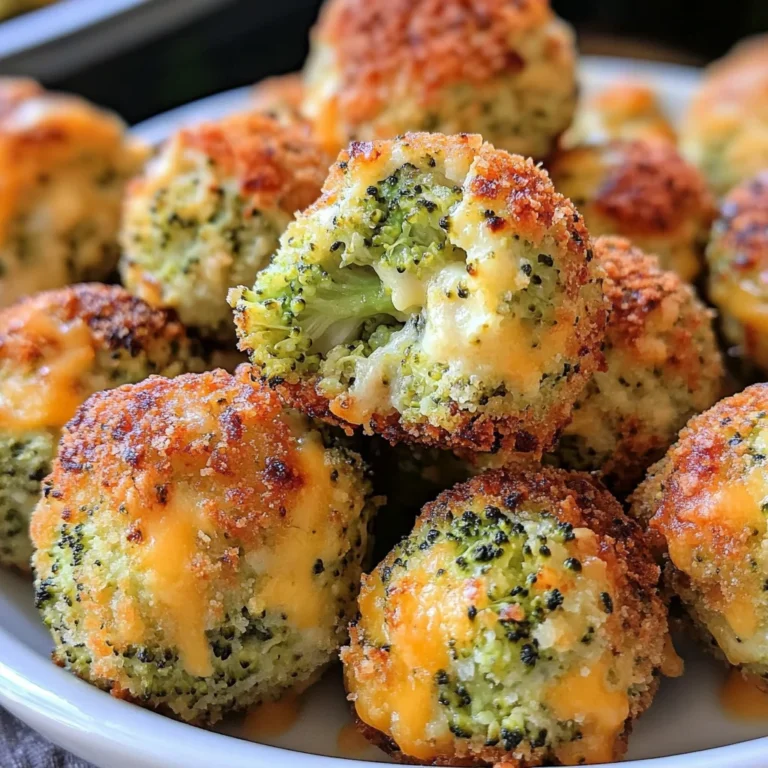 Baked Broccoli Cheese Balls
