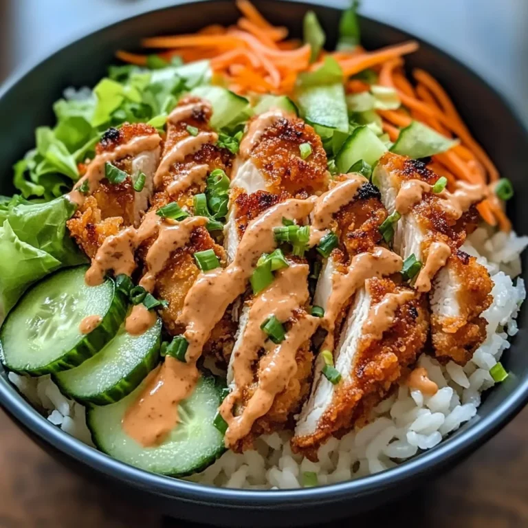 Bang Bang Chicken Rice Bowl