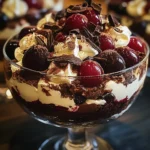 Black Forest Trifle for Christmas
