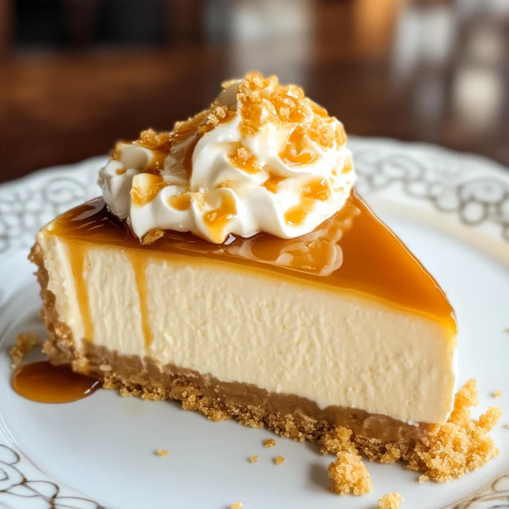 Butterbeer cheesecake