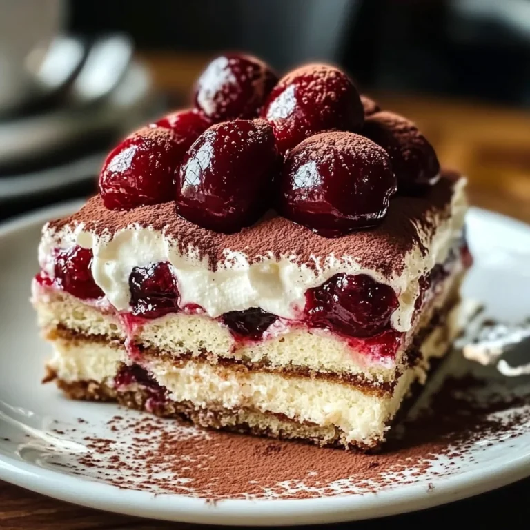 Cherry Amaretto Tiramisu