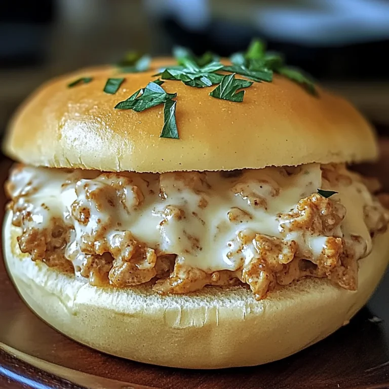 Chicken Alfredo Sloppy Joes: A Delicious Twist on a Classic Favorite