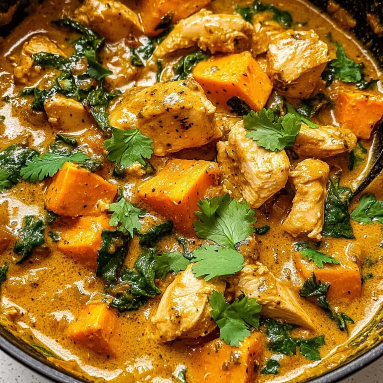 Chicken Sweet Potato Curry