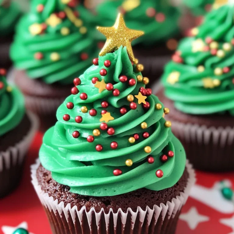 Christmas Tree Cupcakes