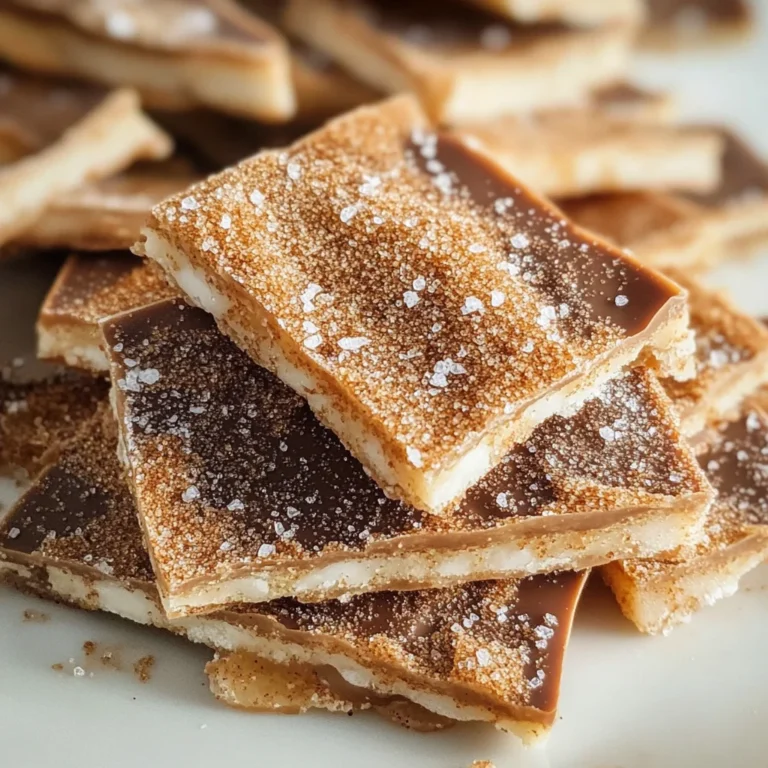Churro Saltine Toffee