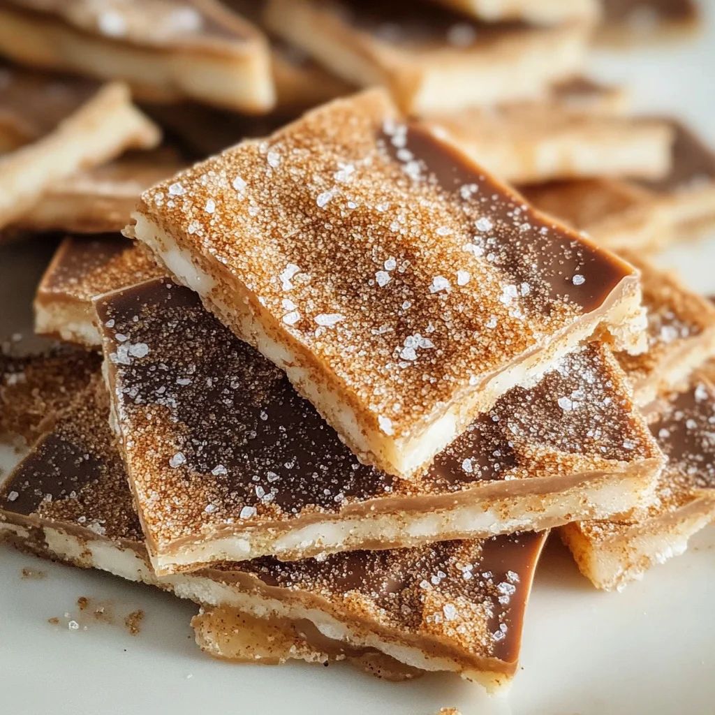 Churro Saltine Toffee