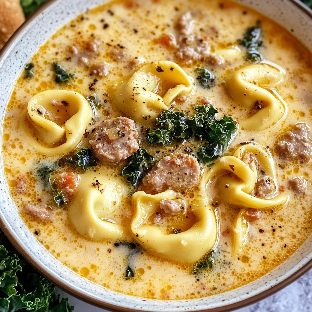 Creamy Tortellini Soup