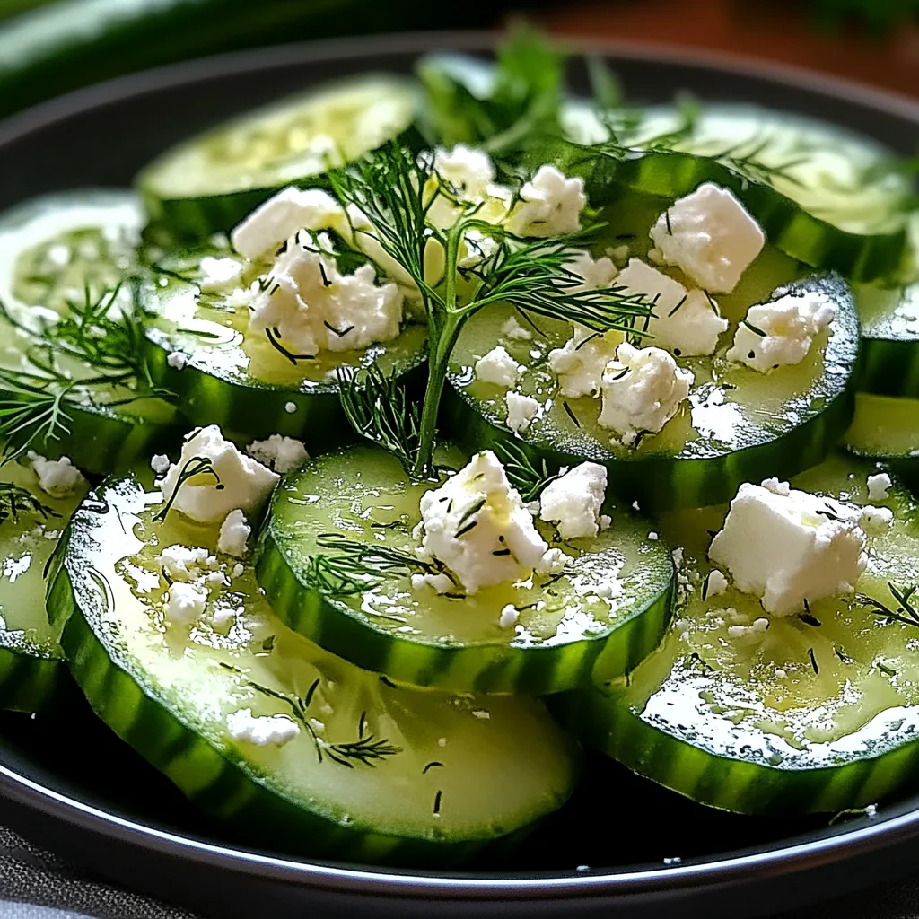 Cucumber Feta Salad