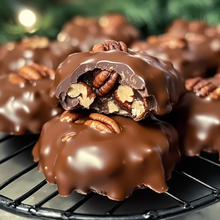 Easy Christmas Pecan Turtles