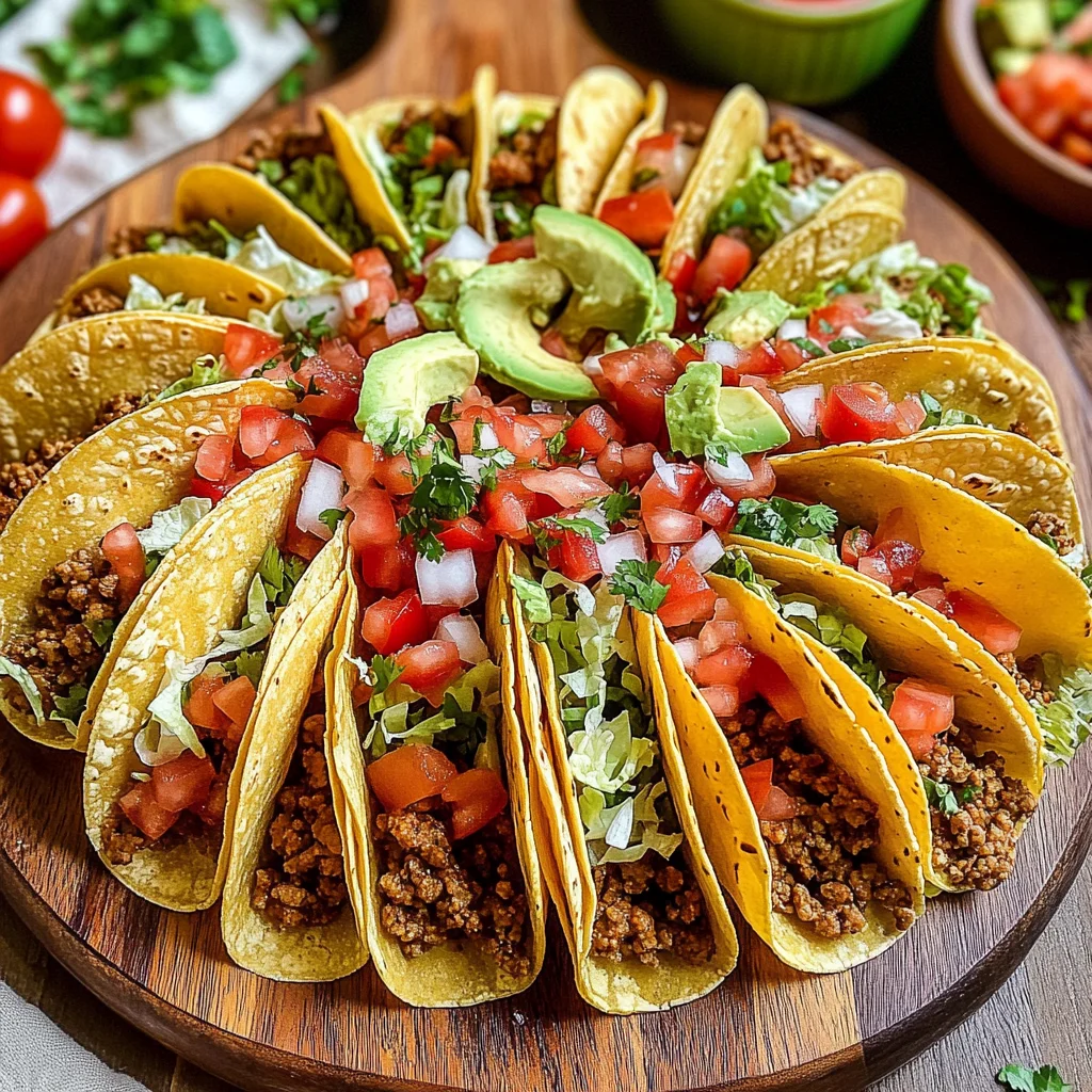 Easy Taco Recipe Dinner Board