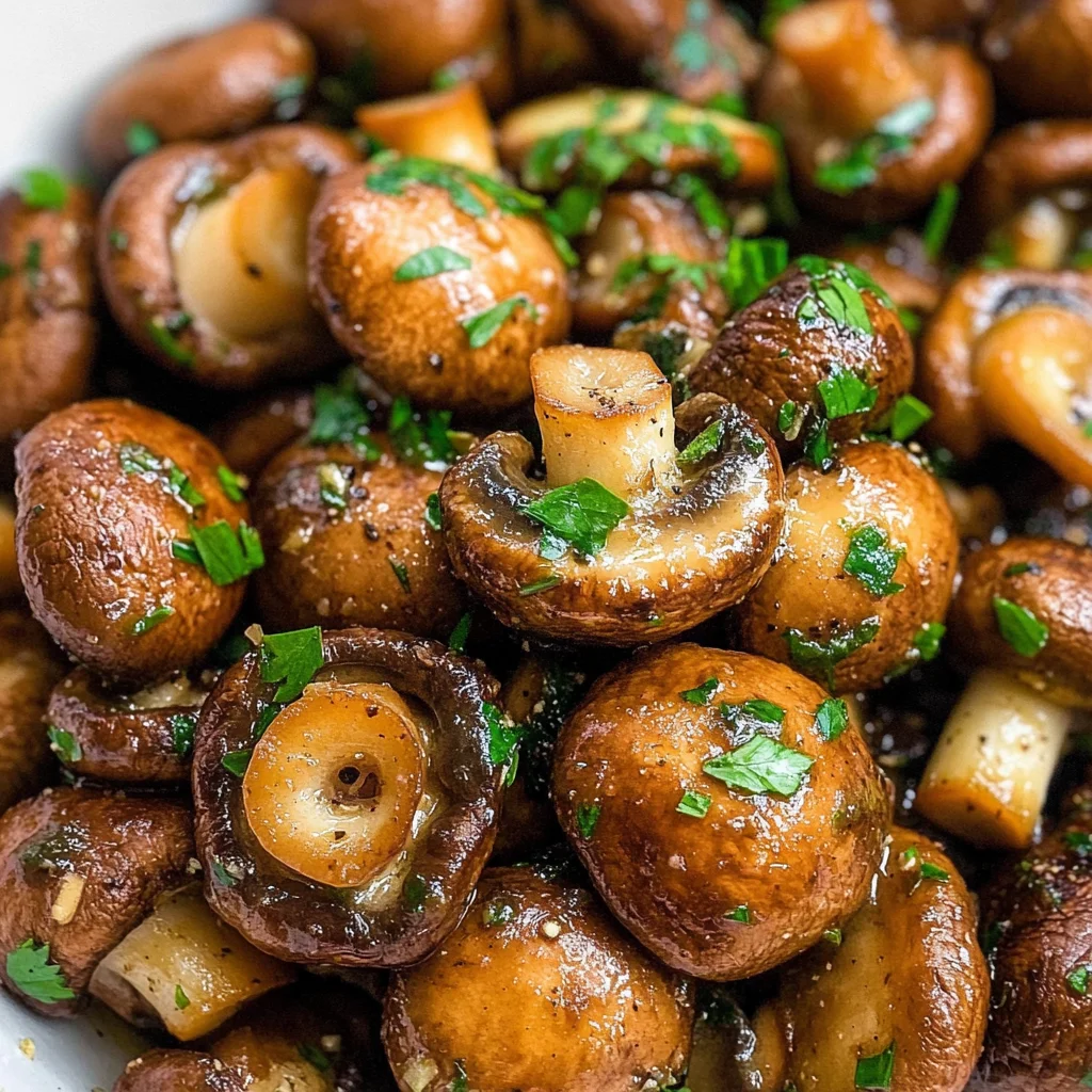 Garlic Butter Mushrooms & Onions