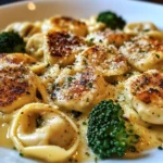 Garlic Parmesan Chicken Tortellini