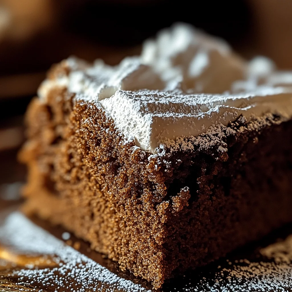 Gingerbread Crazy Cake