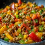 Ground Turkey and Bell Pepper Skillet