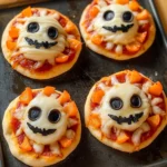 Halloween Mini Pizzas