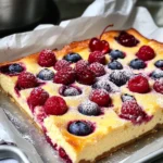 Healthy Berry Cottage Cheese Clafoutis