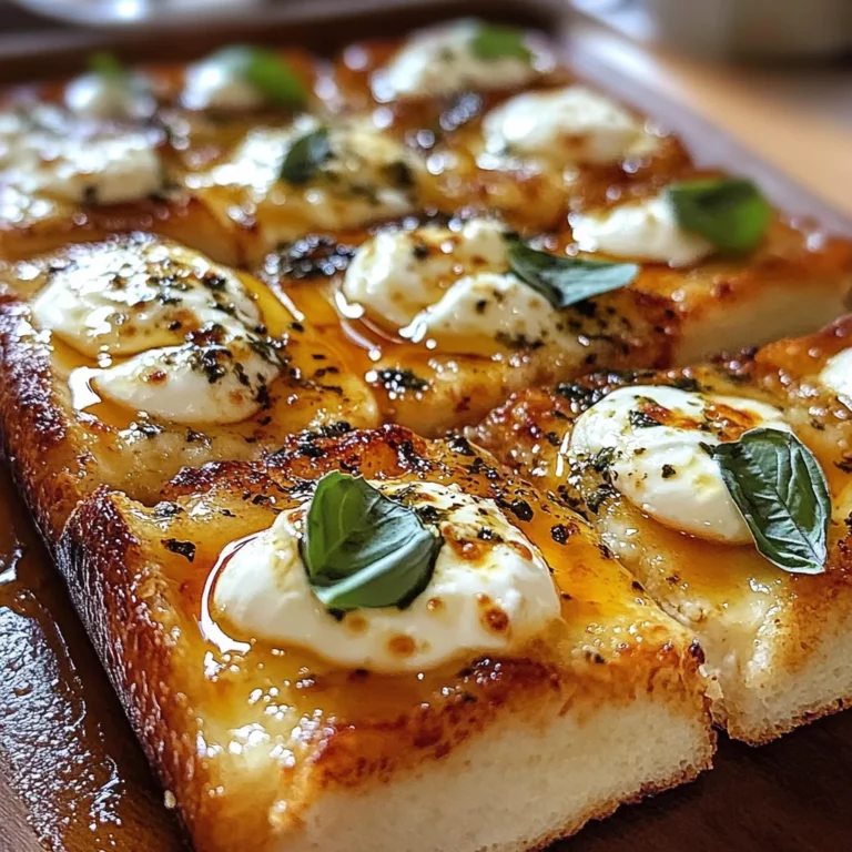 Hot Honey Garlic Bread Pizza