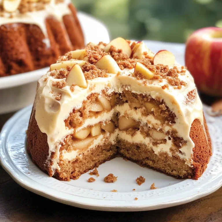 Irresistible Fresh Apple Cake with Dreamy Cream Cheese Frosting