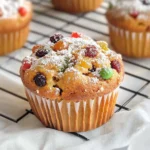 Moist Christmas Stollen Muffins