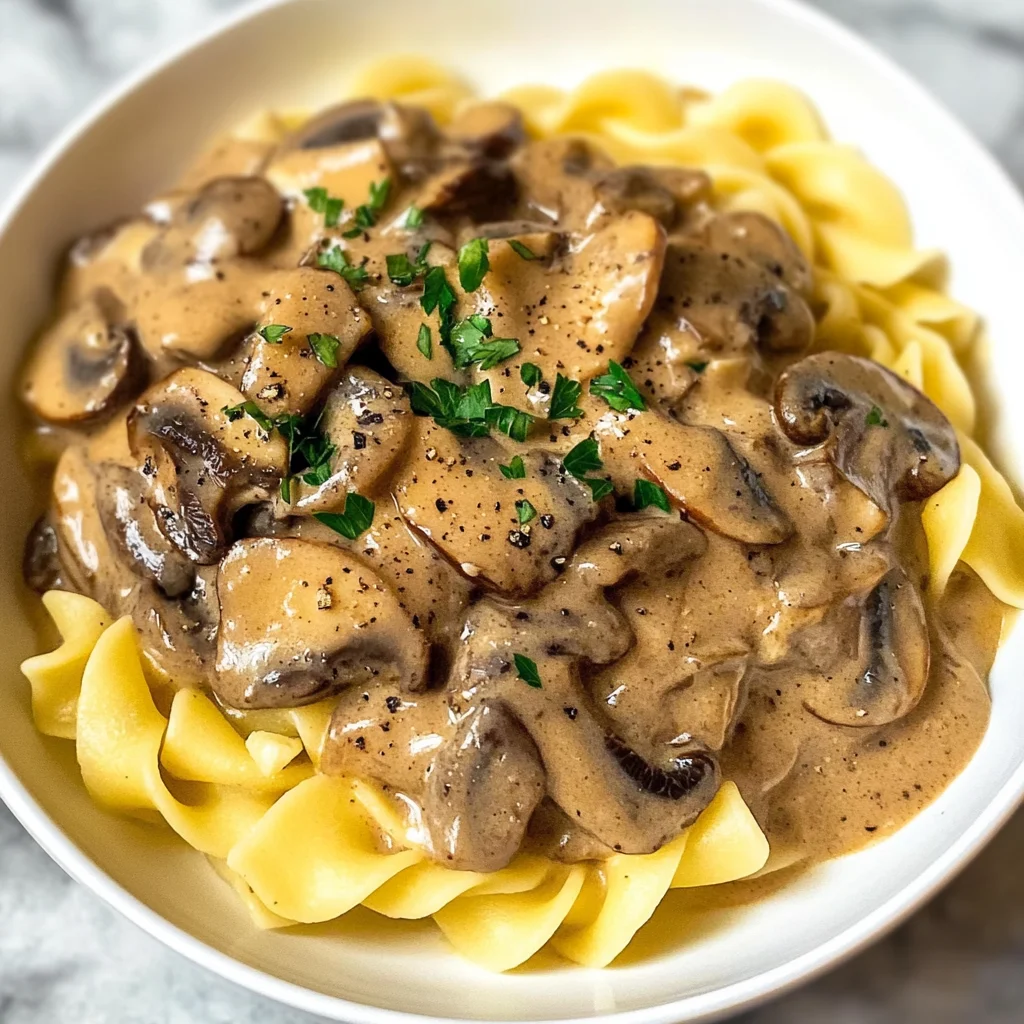 Mushroom Stroganoff