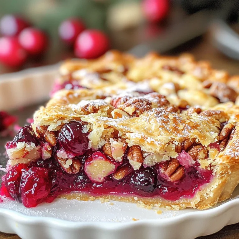 Nantucket Holiday Cranberry Pie