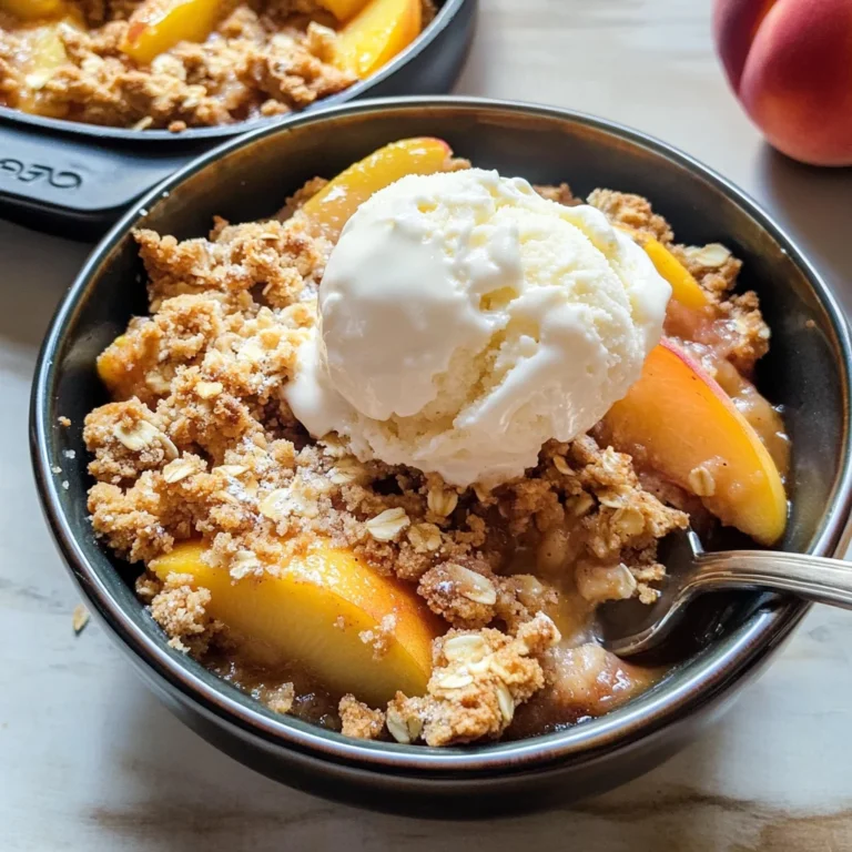 Peach Crisp