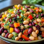 Rainbow Bean Salad: A Vibrant & Healthy Recipe