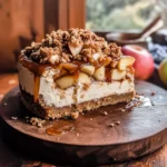 Salted Caramel Apple Pie Cheesecake