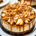 Salted Caramel Apple Pie Cheesecake