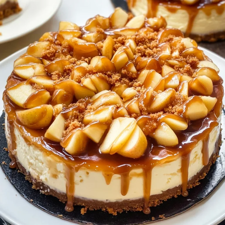 Salted Caramel Apple Pie Cheesecake