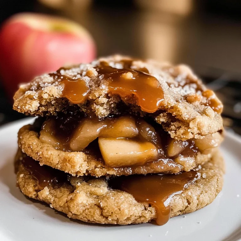 Salted Caramel Apple Pie Cookies