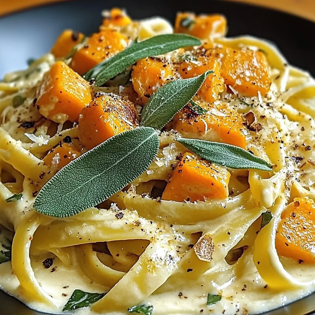 Savory Butternut Squash & Sage Pasta