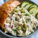 Savory Dill Pickle Chicken Salad