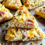 Savory Ham & Cheese Scones