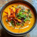 Spicy Miso Carrot Soup