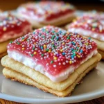 Strawberry Pop Tart Sugar Cookies