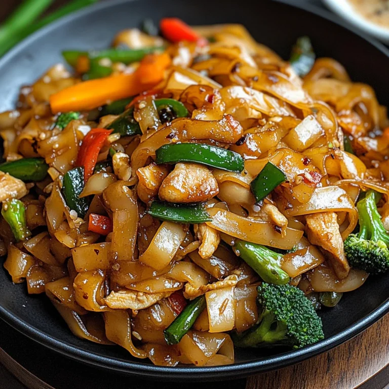 Street Style Thai Drunken Noodles