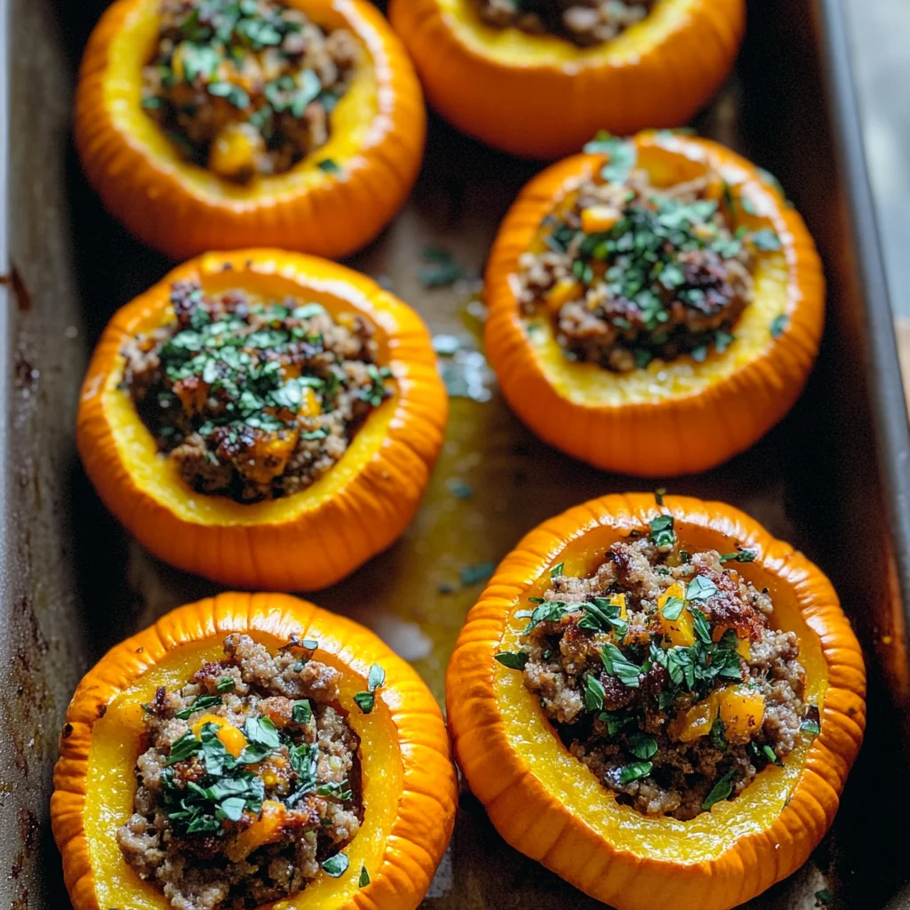 Stuffed Mini Pumpkins Recipe